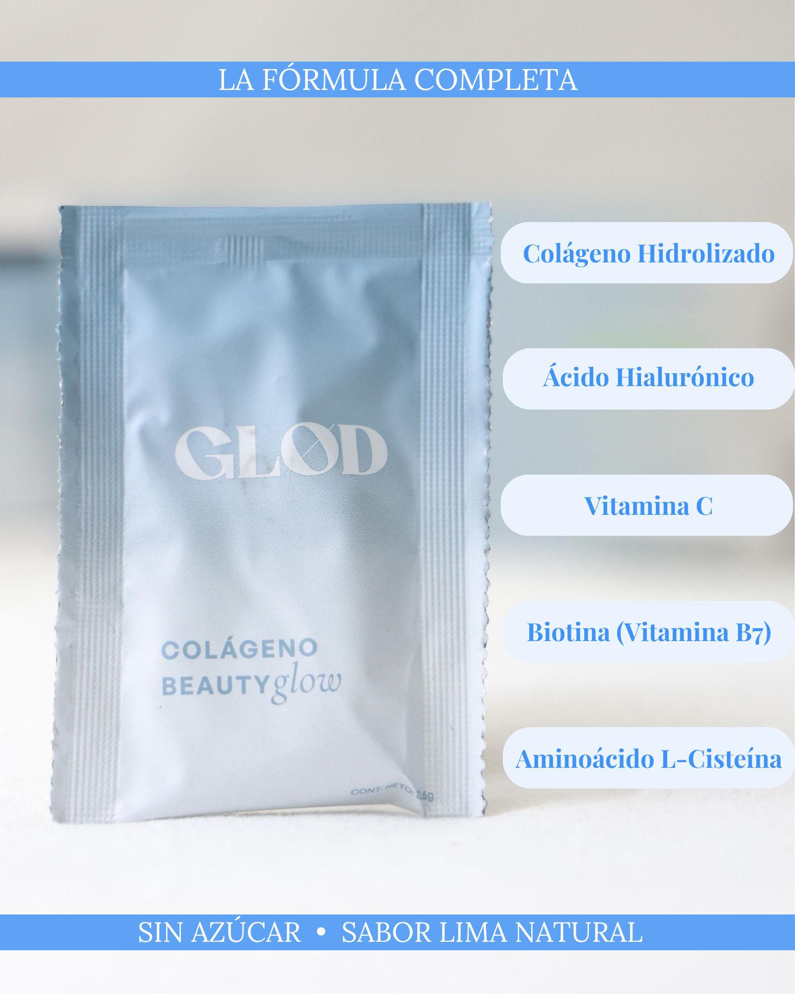 Colágeno Hidrolizado BEAUTYglow - Cuidado de la piel, cabello y uñas